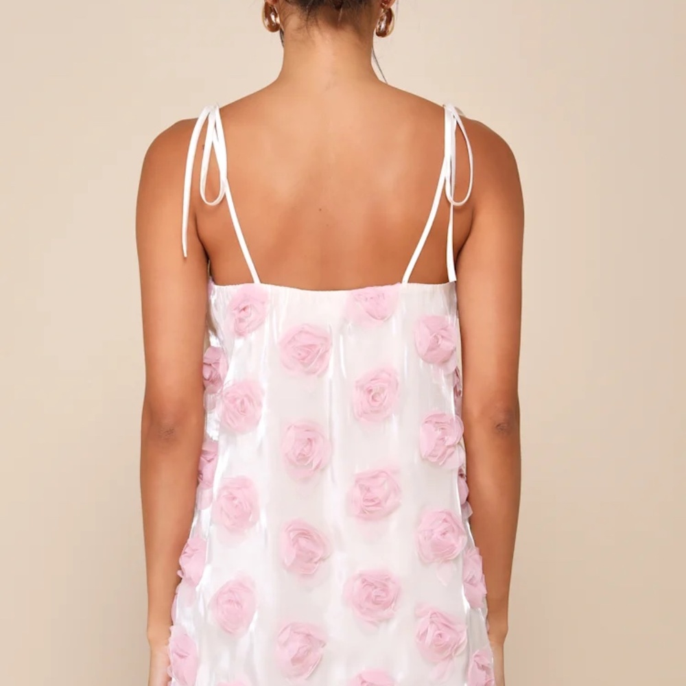 Lulus Bachelorette Party Dress Birthday Dress Floral Dress Rose View 2